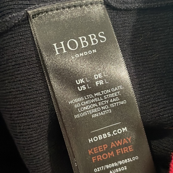 Hobbs London Grace Navy Short Sleeve Sweater NEW - Picture 8 of 8